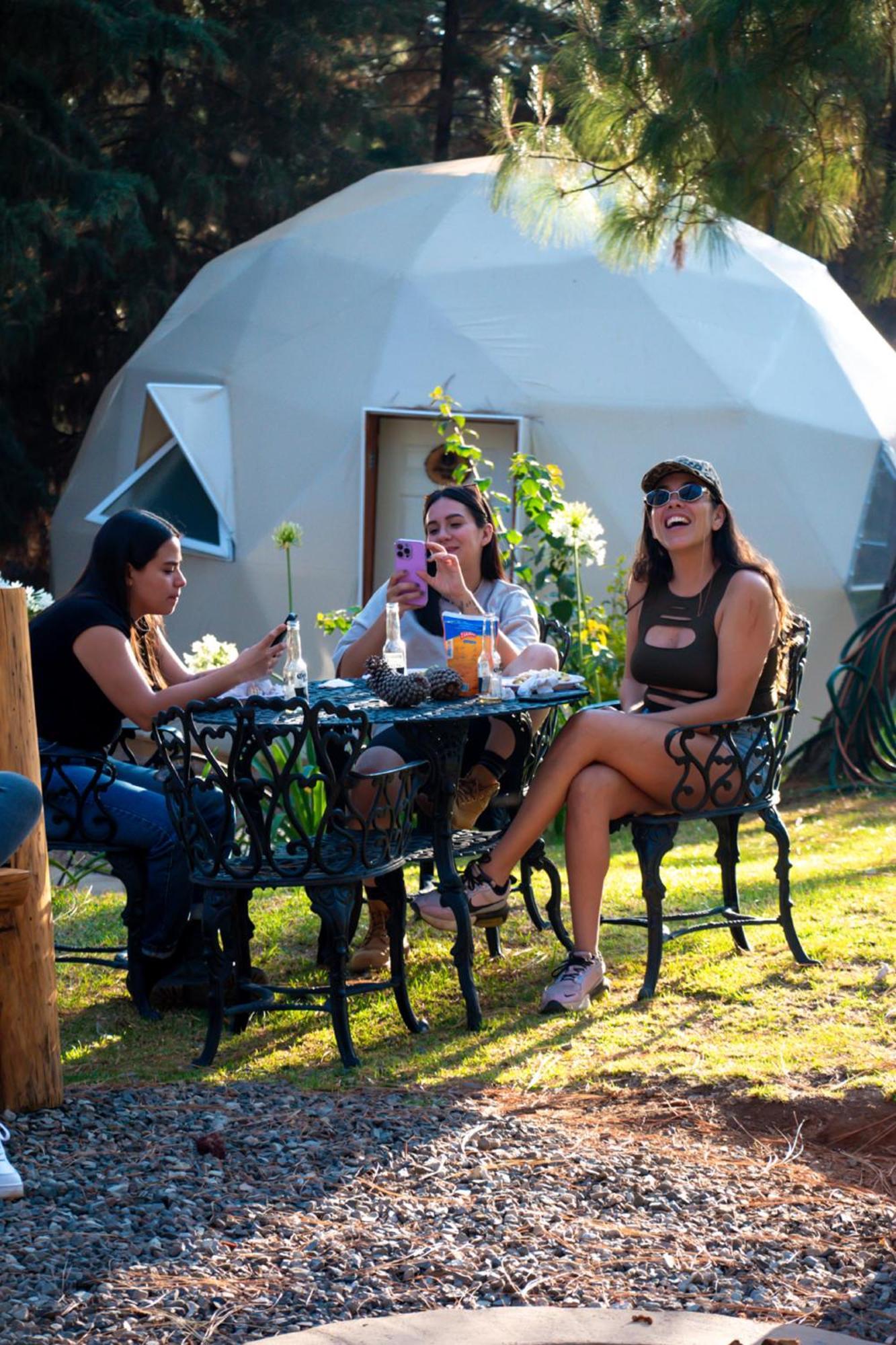 Luahara Glamping Tapalpa - Domo Natural Experience Buitenkant foto