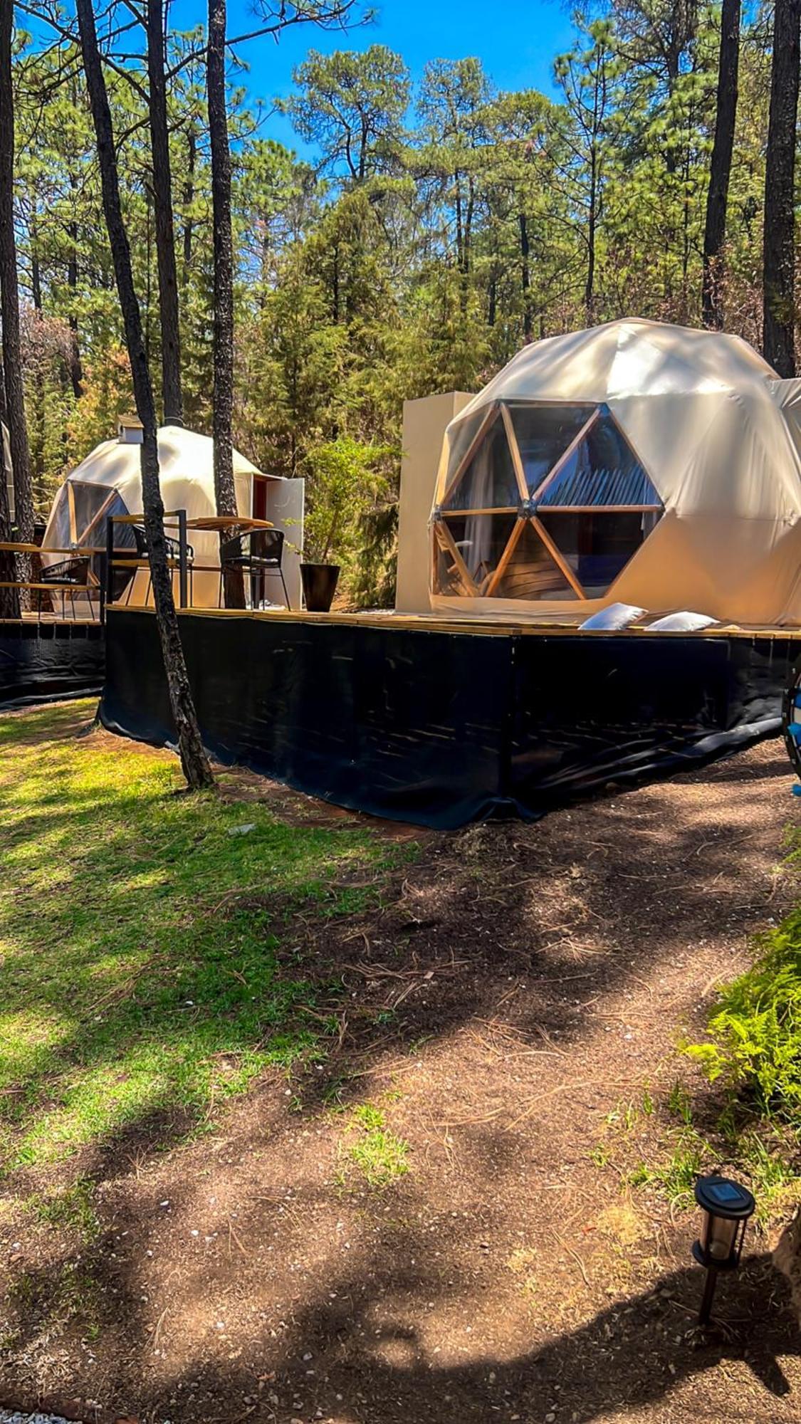 Luahara Glamping Tapalpa - Domo Natural Experience Buitenkant foto