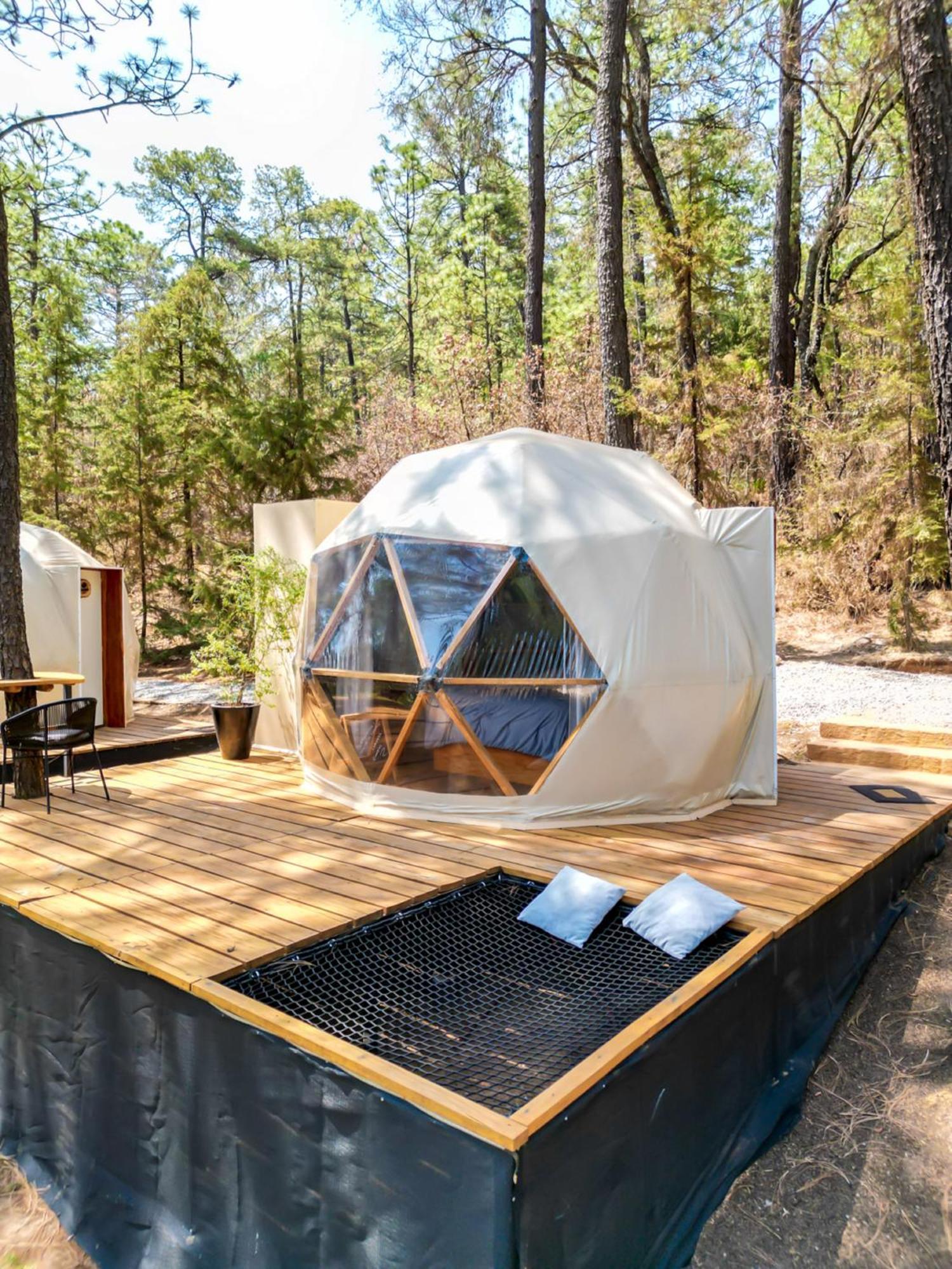 Luahara Glamping Tapalpa - Domo Natural Experience Buitenkant foto