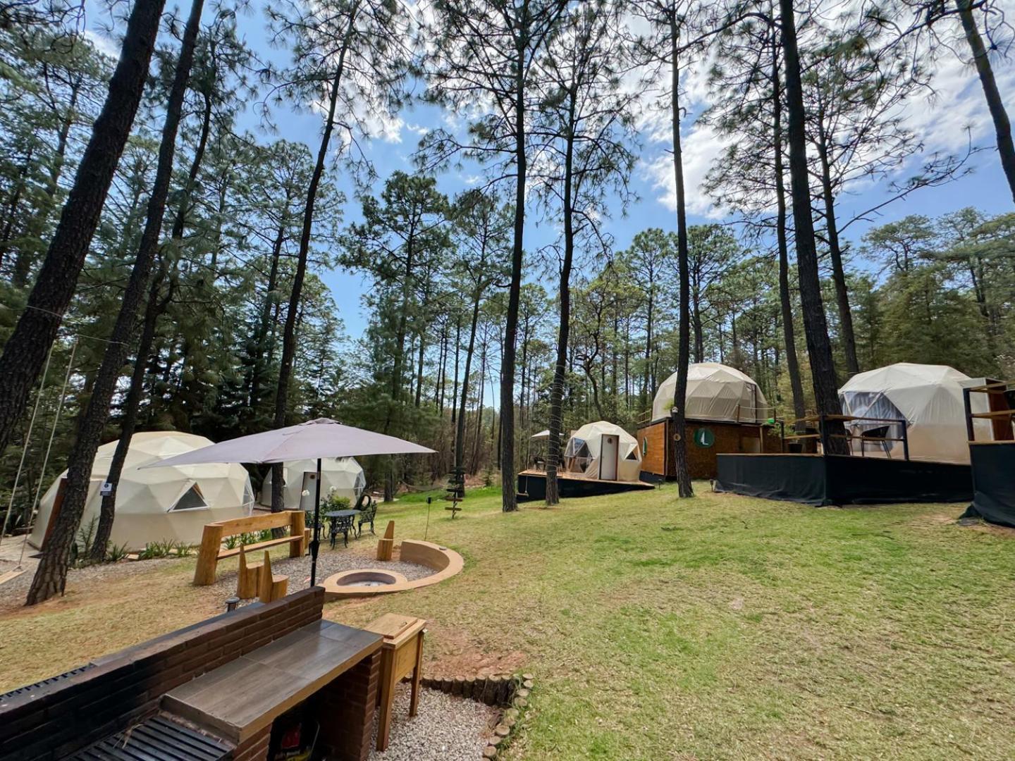 Luahara Glamping Tapalpa - Domo Natural Experience Buitenkant foto