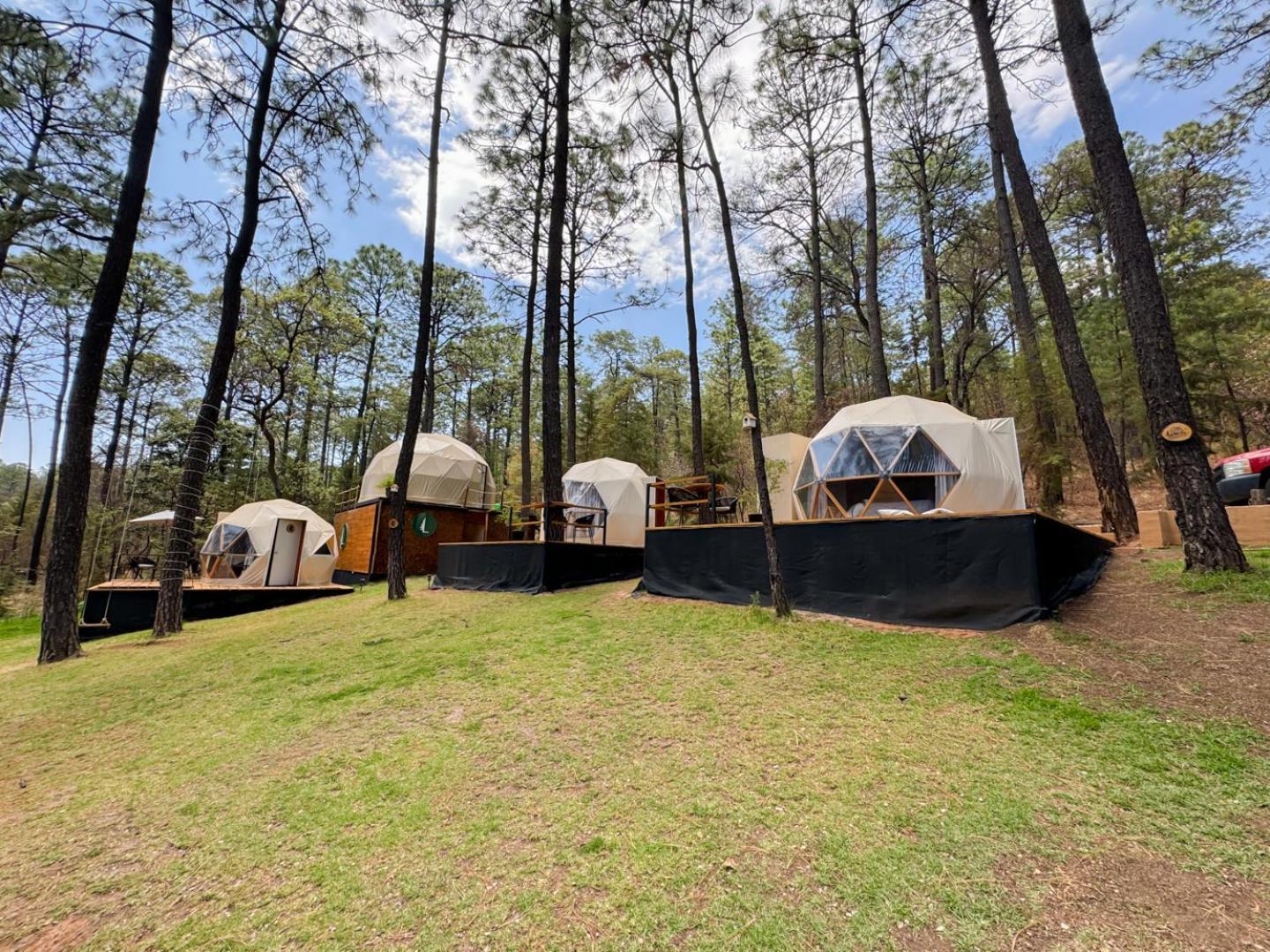 Luahara Glamping Tapalpa - Domo Natural Experience Buitenkant foto