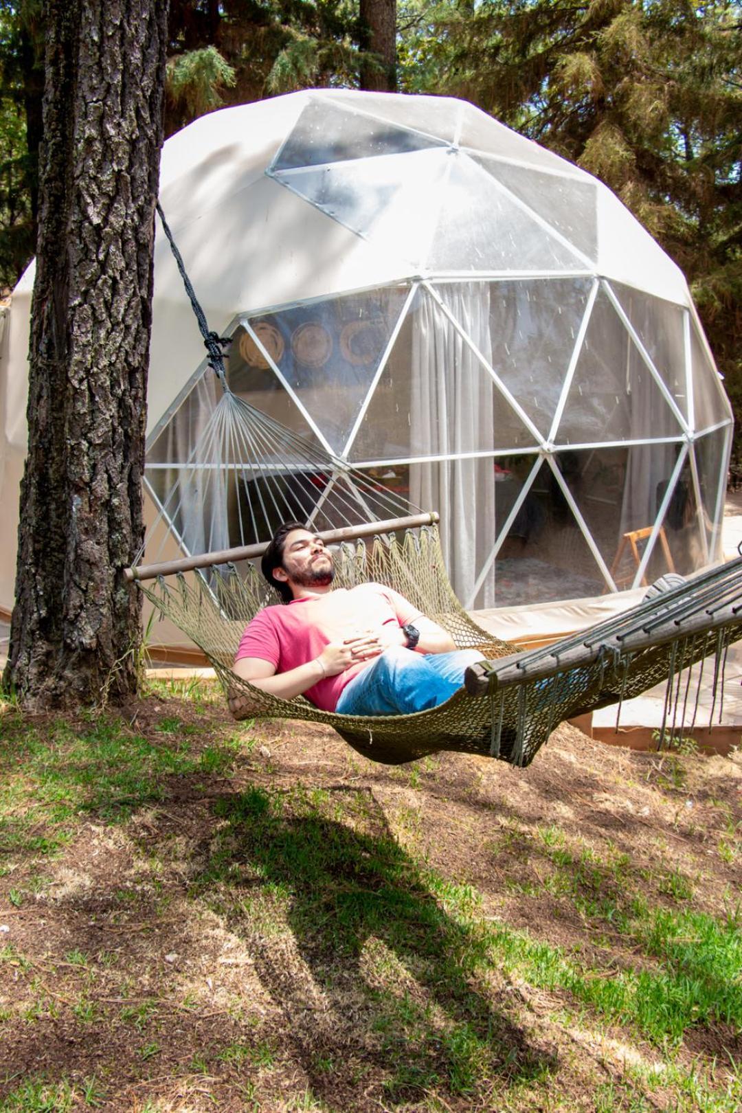 Luahara Glamping Tapalpa - Domo Natural Experience Buitenkant foto