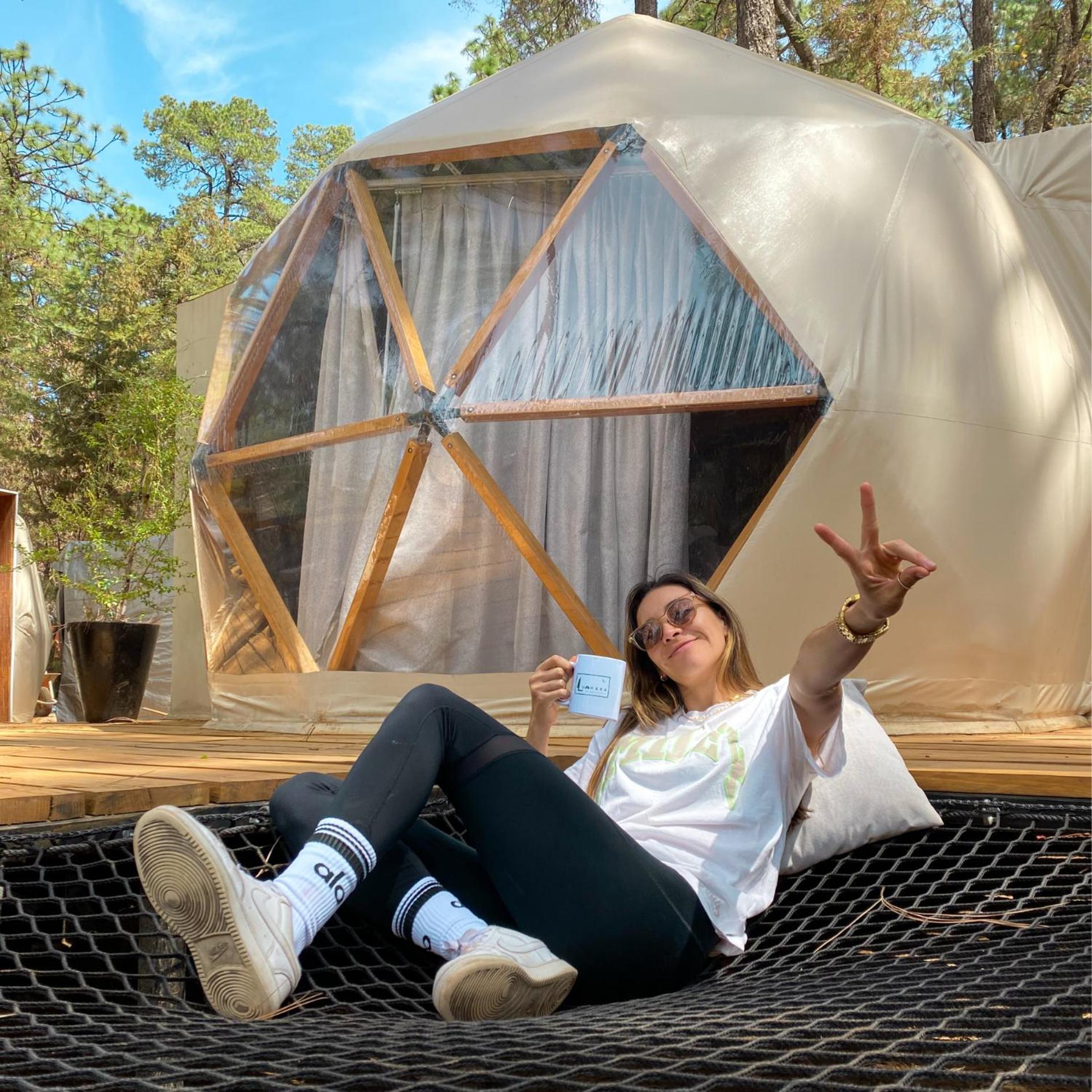 Luahara Glamping Tapalpa - Domo Natural Experience Buitenkant foto